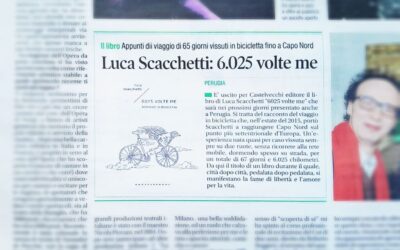 Luca Scacchetti: 6025 volte me. Da Il Corriere dell’Umbria