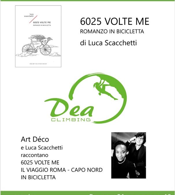 Presentazione del libro 6025 volte me. Romanzo in bicicletta, con Art Déco