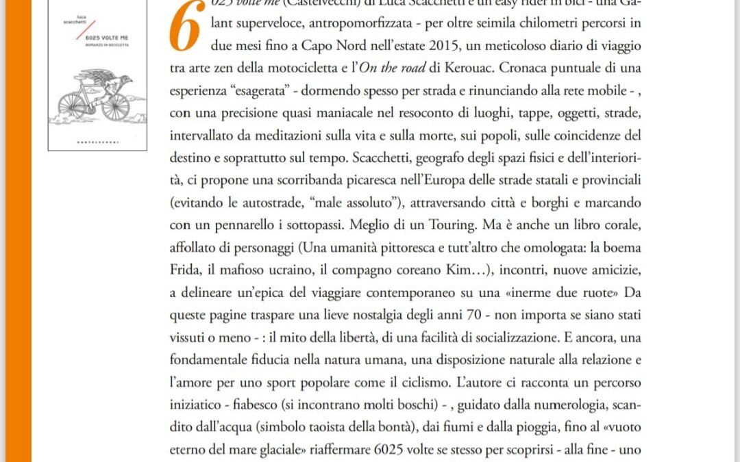 Scacchetti, geografo dell’interiorità. Dalla rivista Left